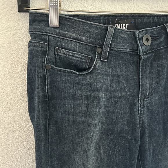 Paige  Verdugo Ankle washed black Denim Jeans - Picture 2 of 13